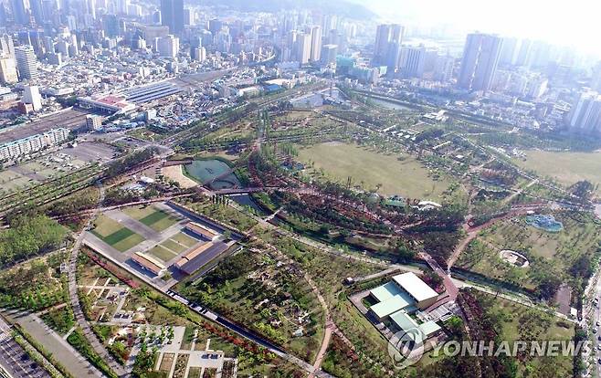 부산시민공원 [연합뉴스 자료 사진]