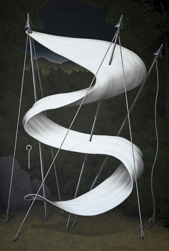 이재석, 공간 구조_1 Spatial Straucture_1, 2022, acrylic on canvas, 193.9 x 130.3cm (갤러리 챕터투 제공)