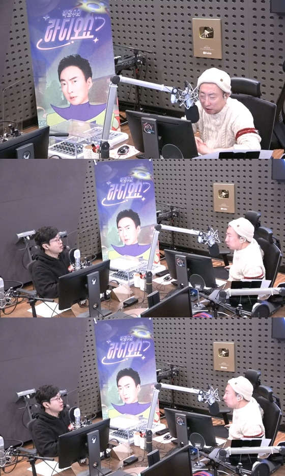 KBS 라디오 쿨FM '박명수의 라디오쇼'의 박명수, 전민기/사진=KBS 라디오 쿨FM '박명수의 라디오쇼' 보이는 라디오 캡처