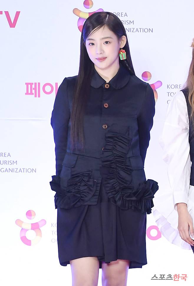 '2022 SBS 가요대전'에 참석한 그룹 뉴진스 민지. ⓒ이혜영 기자 lhy@hankooki.com