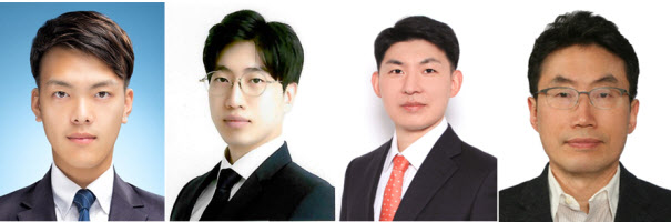 왼쪽부터 고려대 기계공학과 고려대 박현준(박사), 류준석(박사), 성균관대 바이오메카트로닉스학과 박진성 교수, 고려대 기계공학과 나성수 교수(사진=고려대)