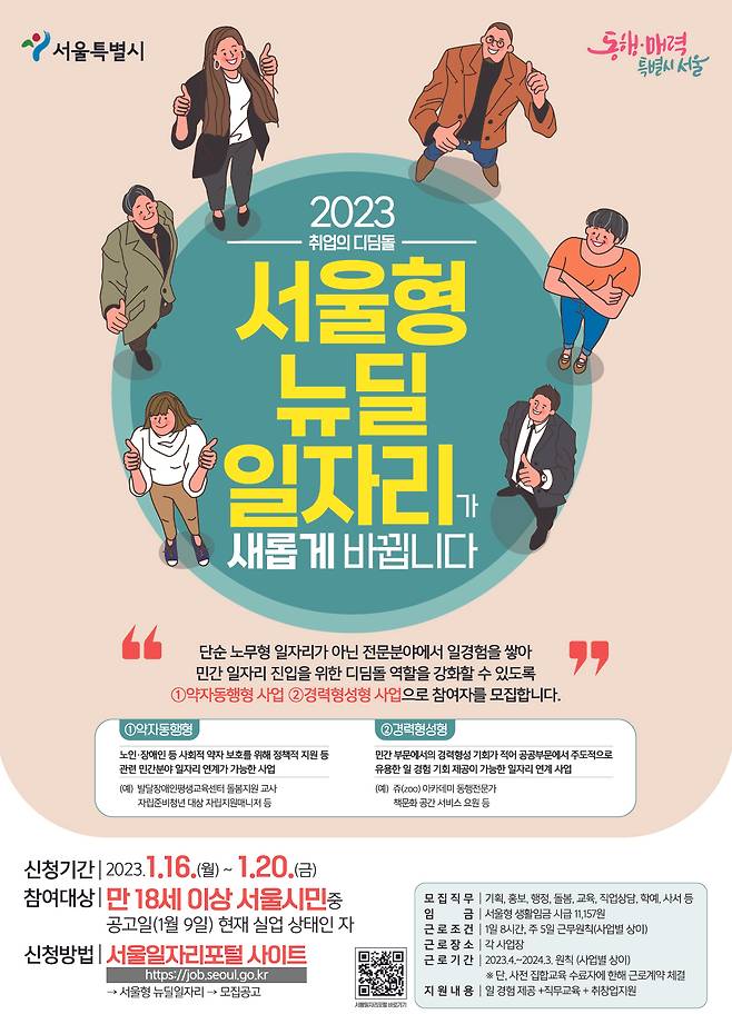 서울형 뉴딜일자리(서울시 제공).