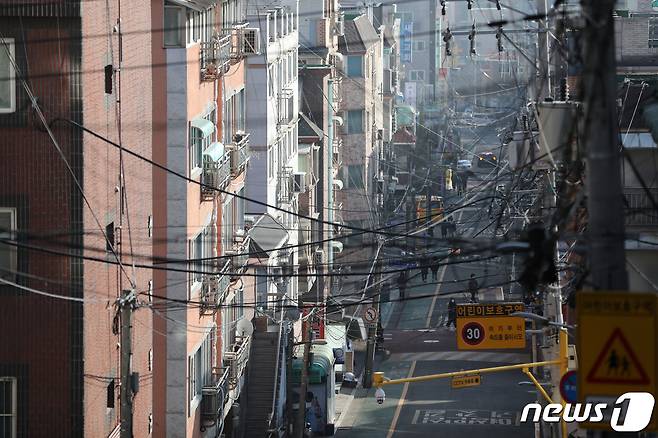 지난 1월9일 서울 강서구 화곡동의 빌라 밀집 지역. 2023.1.9/뉴스1 ⓒ News1 이승배 기자