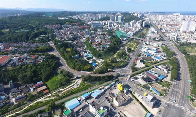 ‘포항철길숲’ 전경. 포항시 제공