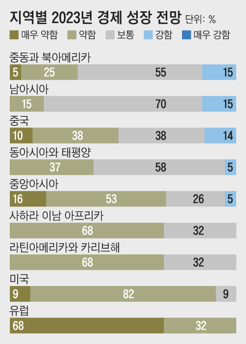 /자료=세계경제포럼(WEF) 수석 이코노미스트 전망 2023 보고서.