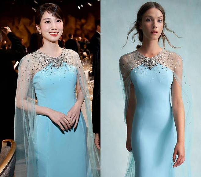 배우 박은빈, 제니 팩햄 2023 Pre S/S 컬렉션./사진=AFPBBNews=뉴스1, 제니 팩햄(Jenny Packham)