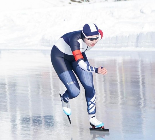 역주하는 박지우
[국제대학스포츠연맹(FISU) 소셜미디어 캡처]