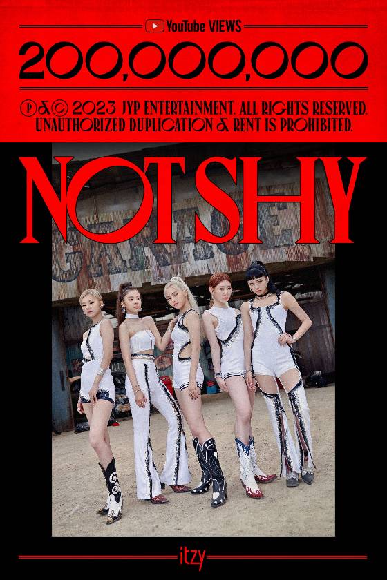 그룹 ITZY(있지)/사진제공=JYP엔터테인먼트