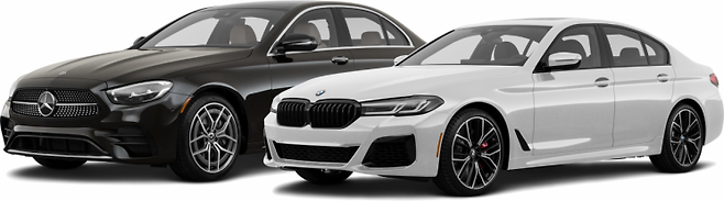 벤츠 E클래스와 BMW 5시리즈. [사진제공=이마트24]