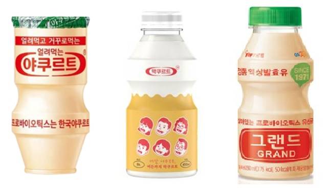 왼쪽부터 얼려먹는 야쿠르트, 막쿠르트, 대용량 야쿠르트 / 사진=hy