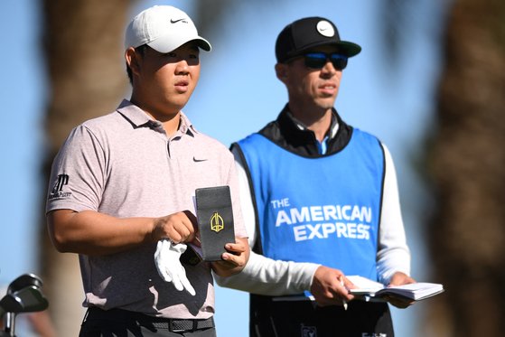 김주형(왼쪽)이 PGA투어가 주목하는 정상급 골퍼로 발돋움했다. [USA투데이=연합뉴스]