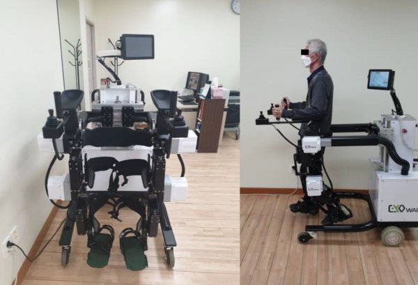 걷는 능력이 저하된 뇌졸중 환자에게 ‘보행로봇치료’를 시행한 결과, 보행능력과 운동능력 향상이 뚜렷하게 나타났다.
사진제공 | 일산백병원