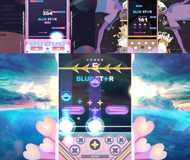 '식스타 게이트:스타트레일' 게임 장면.