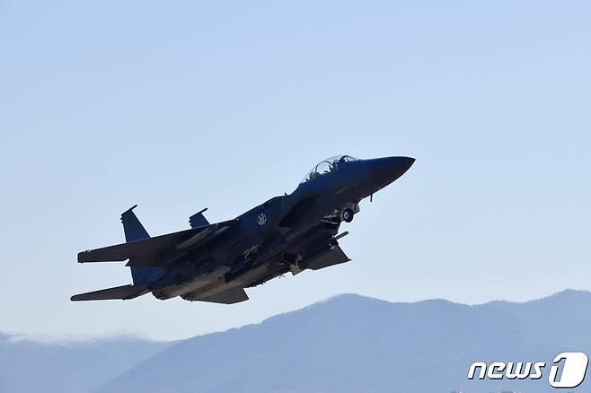 공군 F-15K 전투기. (공군 제공) 2021.2.9/뉴스1