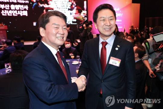 안철수 의원과 김기현 의원. 사진=연합뉴스