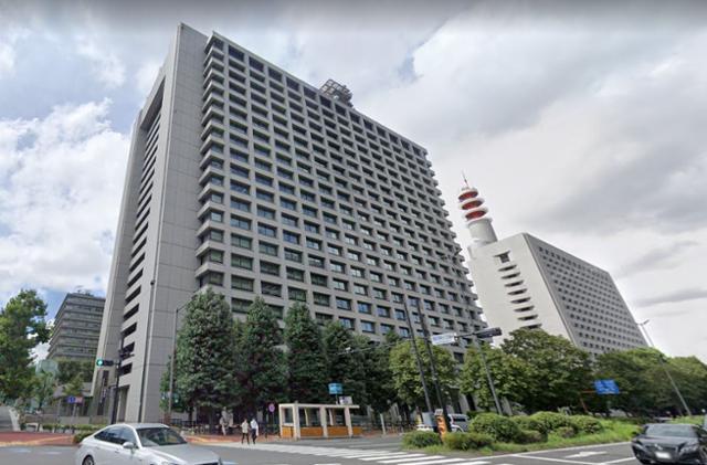 일본 경찰청이 있는 도쿄 지요다구 소재 중앙합동청사 제2호관 전경. 구글 스트리트뷰 캡처