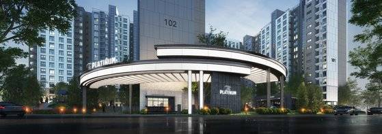 오금 아남 송파 더 플래티넘 조감도 [쌍용건설]