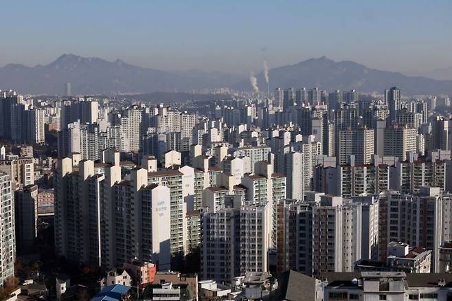 서울 성북구 등 강북지역 아파트 단지의 모습.[사진=연합뉴스]