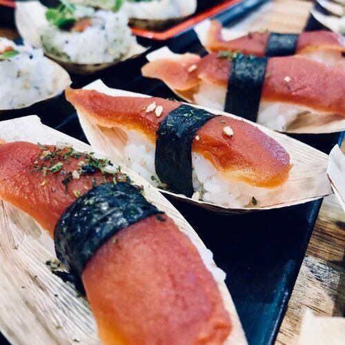 오션허거푸드의 대체 참치 '아히미'(AHIMI)로 만든 초밥. 오션허거푸드 홈페이지 캡처