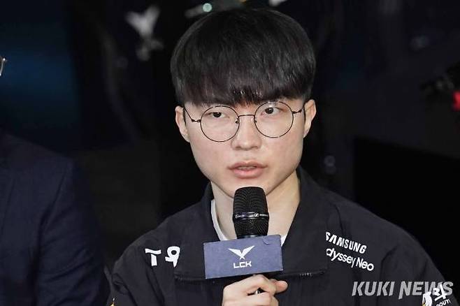 T1의 '페이커' 이상혁.&nbsp; &nbsp;쿠키뉴스 DB