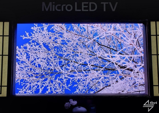 포바이포가 제작한 마이크로 LED TV 콘텐츠('CES 2023'의 LG전자관). /사진제공=포바이포