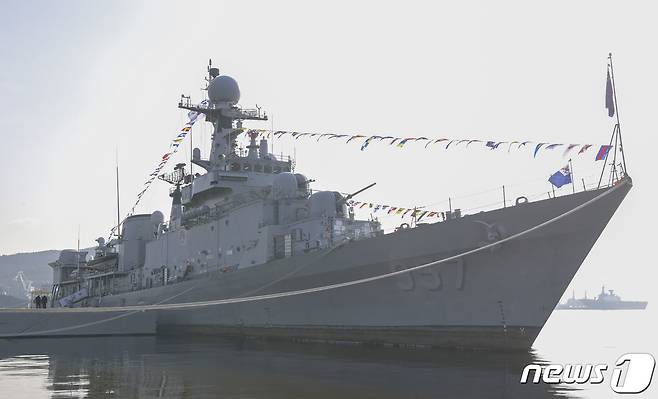 지난달 30일 전역한 해군 호위함 전남함(FF-957). (해군 제공) 2022.12.30/뉴스1