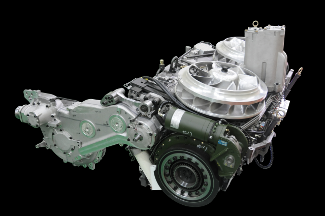 SNT중공업 전차용 6단 자동변속기. SNT중공업 제공