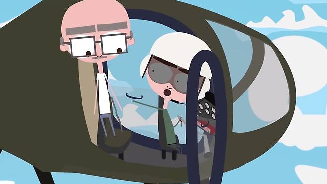 ❸ 빌 버 Bill Bur - Helicopter Bit(헬리콥터 비트). 동영상 갈무리