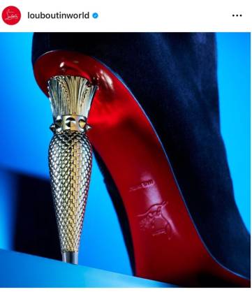 아마존이 입점 업체의 가품 판매를 방관했다면서 소소을 제기한 명품 브랜드 크리스찬루부탱의 대표 디자인인 빨간 밑창 구두. 크리스찬루부탱 인스타그램 캡처
