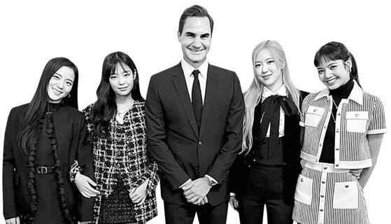 로저 페더러(사진 가운데)