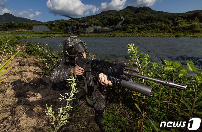육군 37사단은 오는 6일부터 10일까지 충북 전역에서 2023년 결전 태세 확립 훈련을 실시한다.(사진은 기사 내용과 무관함)/ 뉴스1 ⓒ News1
