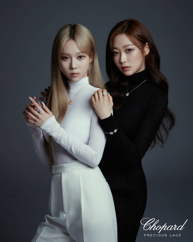 사진 : 쇼파드(Chopard), Winter and Giselle  wearing Chopard's Precious Lace Collection ⓒAhn joo young