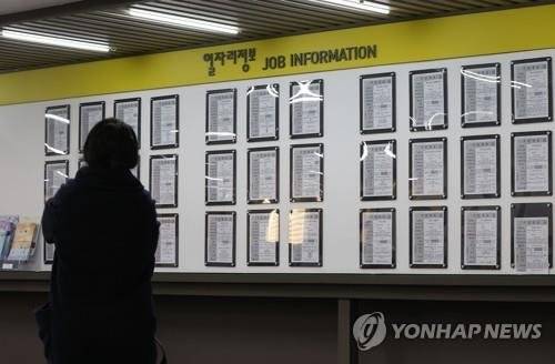 일자리 정보 [연합뉴스 자료사진]