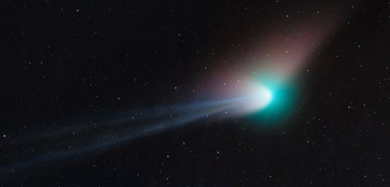 2023년 1월 28일 강원도 인제군에서 촬영한 ZTF 혜성. 이시우 제공