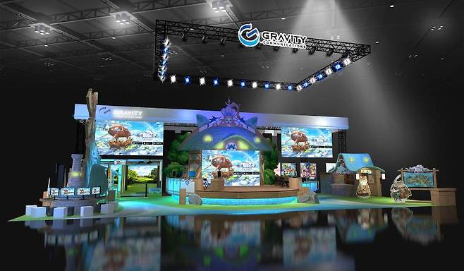 그라비티 커뮤니케이션즈 ‘2023 타이베이 국제 게임쇼’ 부스