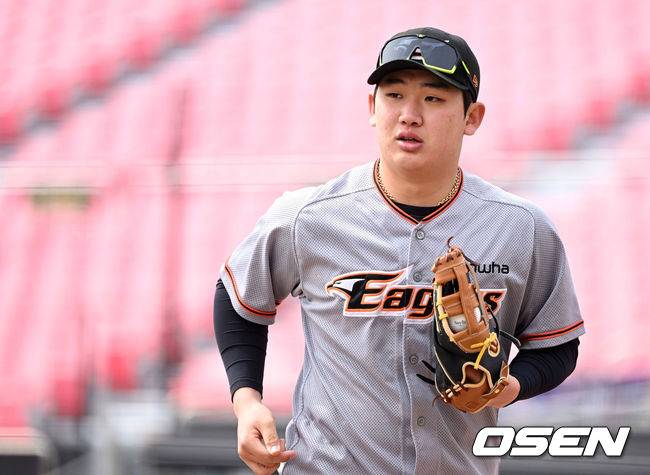 [OSEN=지형준 기자] 한화 정민규. 2022.03.22