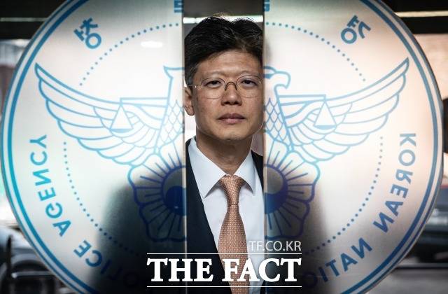 박준범 서울경찰청 안보수사6대장이 2일 오전 서울 서대문구 경찰청 세검정로 별관에서 <더팩트>와 인터뷰를 갖고 있다. /이동률 기자