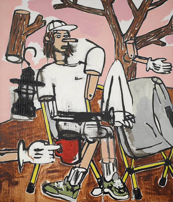 Chaos 01, 2023, Oil on canvas, 53 x 45.5 cm. [사진제공 = SPACEUNIT4]