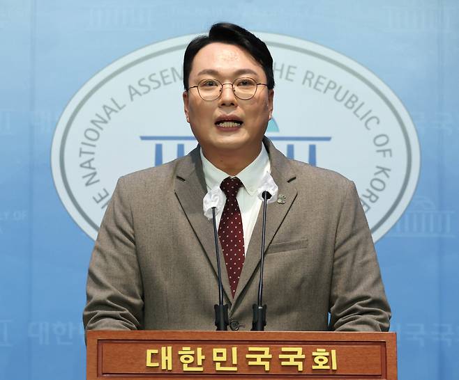 국민의힘 당대표 선거에 출마한 천하람 전남 순천갑 당협위원장 ⓒ연합뉴스