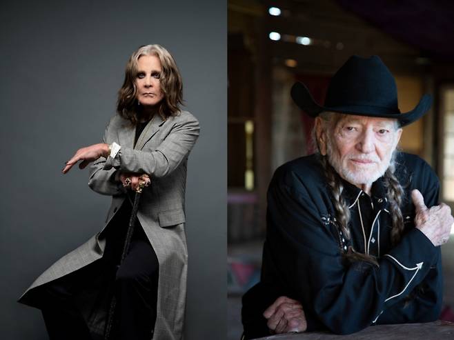 사진: Ozzy Osbourne / Willie Nelson