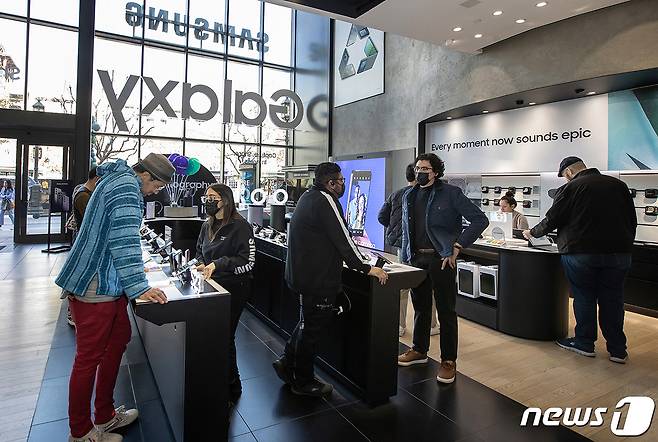 LA 삼성 익스피리언스 스토어 내부 모습 (삼성전자 제공)