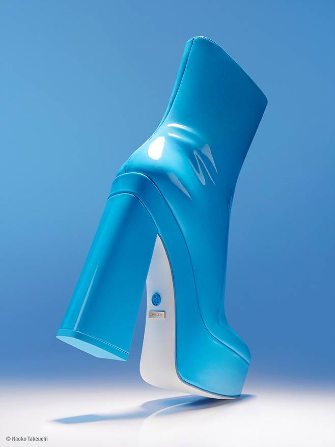 사진 : 지미추(Jimmy Choo™), JIMMY CHOO X PRETTY GUARDIAN SAILOR MOON_SAILOR MERCURY BOOT 140_3x4