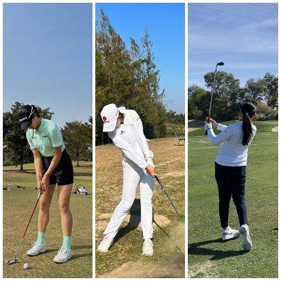 왼쪽부터 김민별, 황유민, 이지현7. ⓒ KLPGA