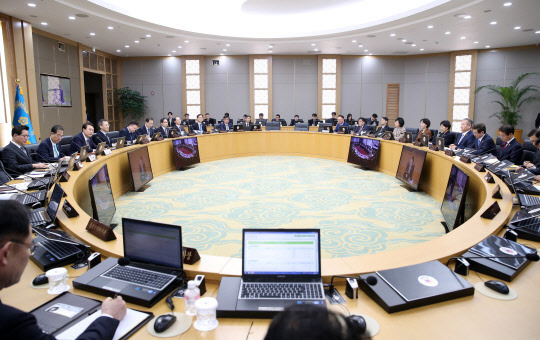 윤석열 대통령이 7일 정부세종청사에서 열린 국무회의에서 발언하고 있다. 대통령실통신사진기자단=연합뉴스