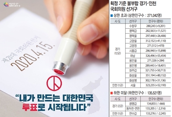 제21대 국회의원선거 홍보 팸플릿. 중앙선거관리위원회 제공