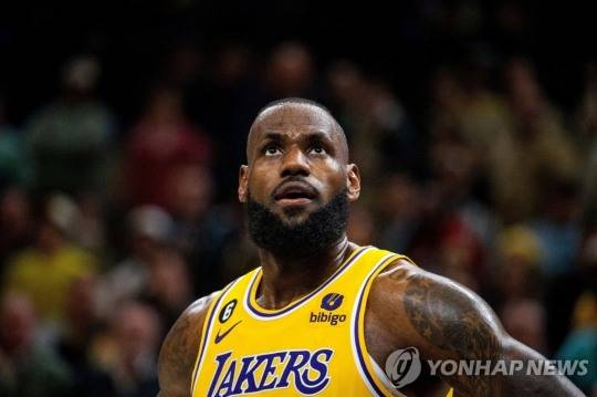 통산 최다 득점 기록 경신 앞둔 르브론 제임스[USA투데이=연합뉴스]