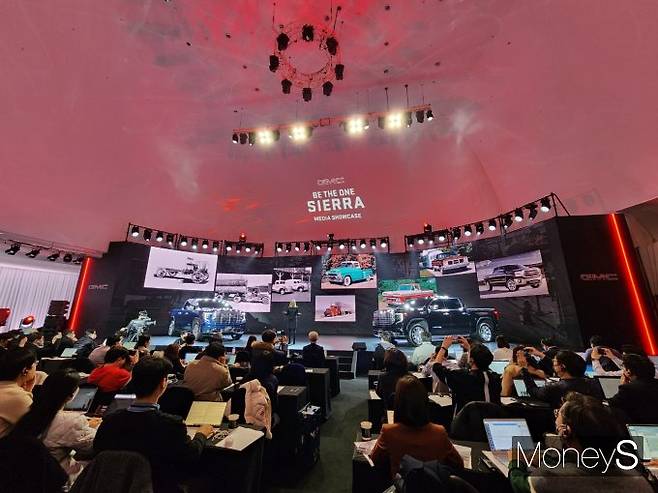 GMC 시에라가 국내 출시됐다. /사진=박찬규 기자