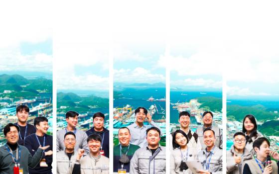 [거제=뉴시스] 신정철 기자= 대우조선해양은 지속성장의 밑거름이 될 인재경영의 결실인 ‘DSME 청년이사회’ 4기가 본격적인 활동에 들어간다고 7일 밝혔다. 사진은 17명의 청년이사들의 모습 일부.(사진=대우조선해양 제공).2023.02.07. photo@newsis.com *재판매 및 DB 금지