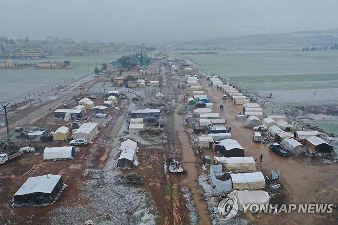 시리아 난민 캠프 [AFP 연합뉴스 자료사진. 재판매 및 DB 금지]