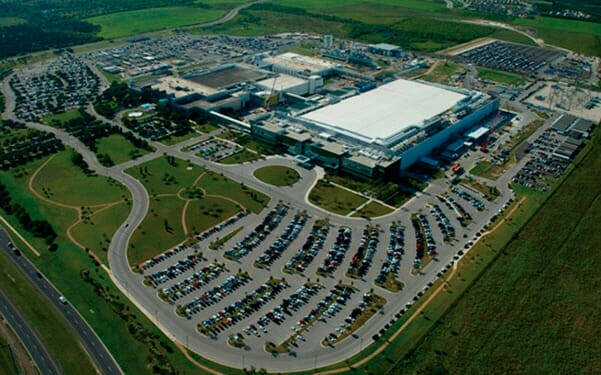 미국 텍사스 오스틴에 위치한 삼성전자 파운드리 공장(사진=삼성전자)
